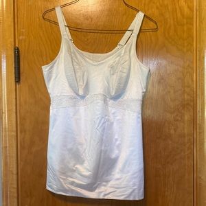 COPY - Ruby Ribbon cami top - built in bra support.